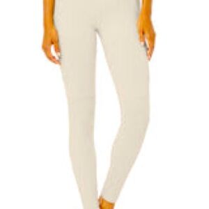 New ALO Warm Ivory Cargo leggings, L